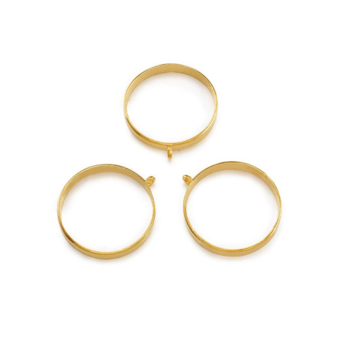 Baza wisior koło 38mm złoty