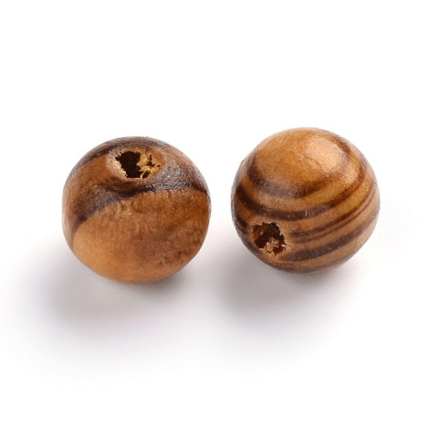 Koraliki drewniane, 50szt. 10 mm okrągłe malowane Koraliki drewniane, 50szt. 10 mm okrągłe malowane