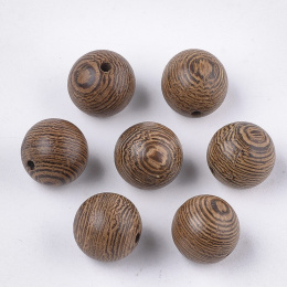 Koraliki drewniane, 50szt. 12 mm okrągłe