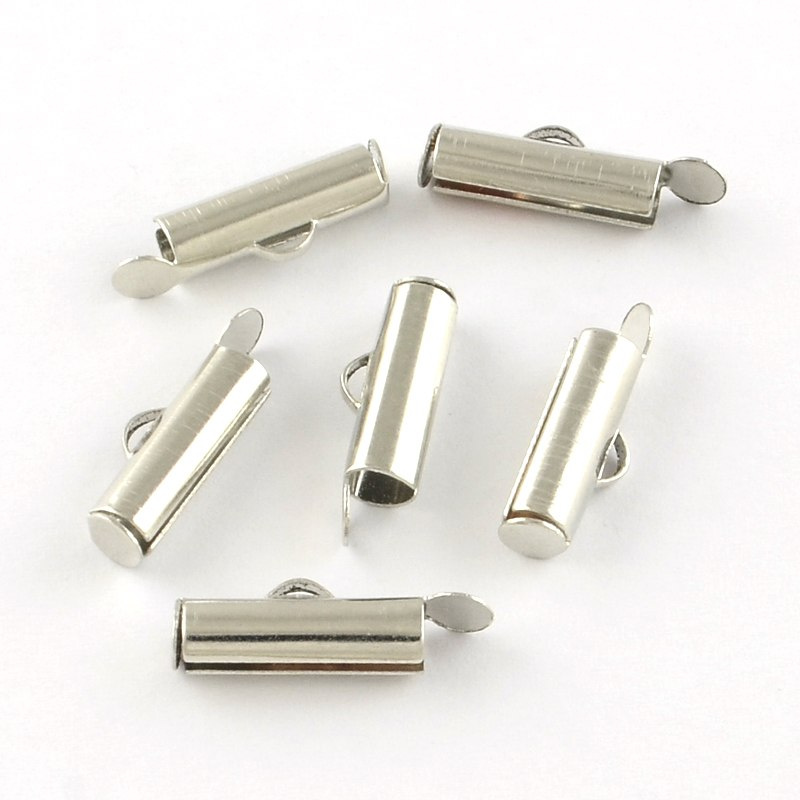 Końcówki wsuwane do płaskich bransoletek10szt 13mm Końcówki wsuwane do płaskich bransoletek10szt 13mm