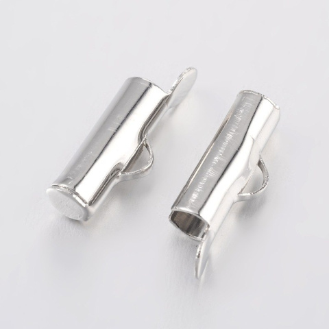 Końcówki wsuwane do płaskich bransoletek10szt 12mm Końcówki wsuwane do płaskich bransoletek10szt 12mm
