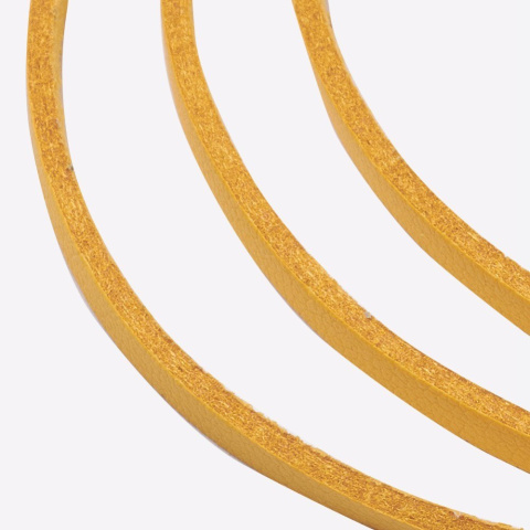 Rzemień sztuczny zamszowy 3mm, 5 m złoty Rzemień sztuczny zamszowy 3mm, 5 m złoty