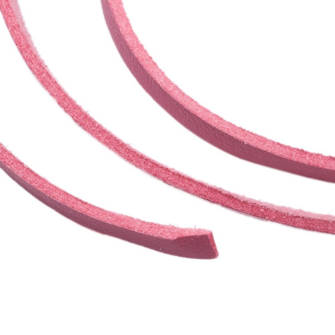 Rzemień sztuczny zamszowy 3mm, 5 m fioletowy Rzemień sztuczny zamszowy 3mm, 5 m fioletowy