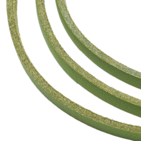 Rzemień sztuczny zamszowy 3mm, 5 m zielony Rzemień sztuczny zamszowy 3mm, 5 m zielony
