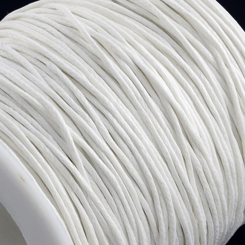 Sznurek bawełniany woskowany 1mm ok. 91m, makrama Sznurek bawełniany woskowany 1mm ok. 91m, makrama