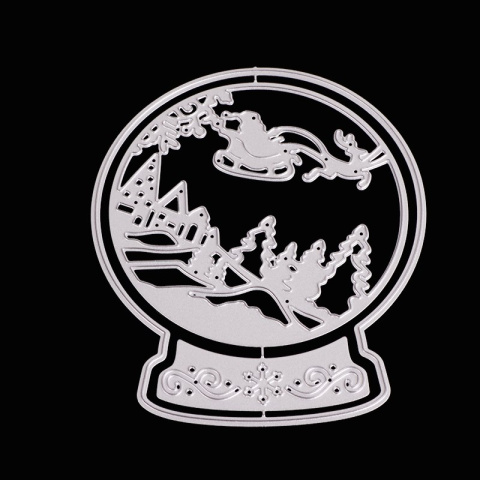 Wykrojnik świąteczna kula 10x12mm Wykrojnik świąteczna kula 10x12mm