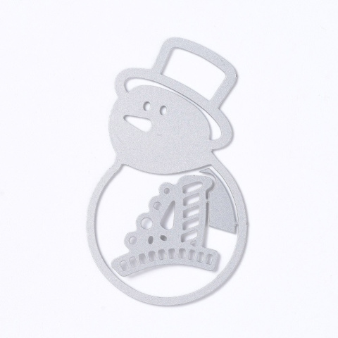 Wykrojnik bałwan 42x69mm, Bożenarodzenie