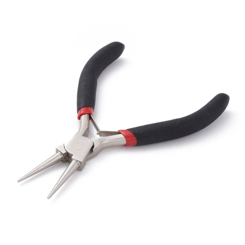 Szczypce, okrągłe "bocianki" do biżuterii, 12,5cm Szczypce, okrągłe "bocianki" do biżuterii, 12,5cm