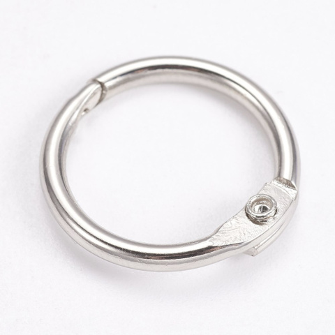 Kółka do albumów metalowe 10szt. 20x2mm Kółka do albumów metalowe 10szt. 20x2mm