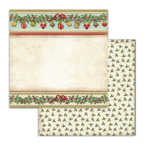 Stamperia Blok Papierów do scrapbookingu 20x20cm 10szt - CLASSIC CHRISTMAS Stamperia Blok Papierów do scrapbookingu 20x20cm 10szt - CLASSIC CHRISTMAS