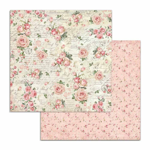 Stamperia Blok Papierów do scrapbookingu 20x20cm 10szt - Pink Christmas Stamperia Blok Papierów do scrapbookingu 20x20cm 10szt - Pink Christmas