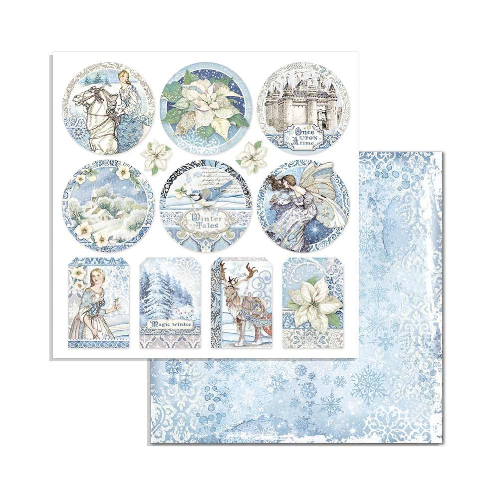 Stamperia Blok Papierów do scrapbookingu 30x30cm 10szt - Winter Tales Stamperia Blok Papierów do scrapbookingu 30x30cm 10szt - Winter Tales