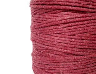 Bawełniany sznurek do makramy 3mm 200m, bordowy
