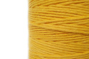 Bawełniany sznurek do makramy 2mm 300m, żółty