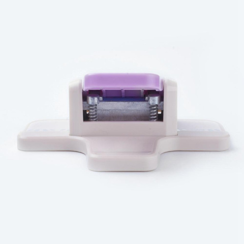 Dziurkacz ozdobny brzegowy, 12cm kolor turkusowy