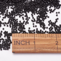TOHO® czarne koraliki 11/0 (2mm), 5g (ok. 410szt)