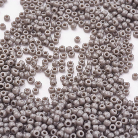 TOHO® szare koraliki 11/0 (2mm), 5g (ok. 410szt) TOHO® szare koraliki 11/0 (2mm), 5g (ok. 410szt)