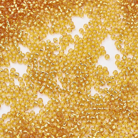 TOHO® złote koraliki 11/0 (2mm), 5g (ok. 410szt)