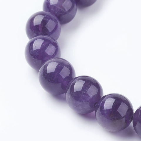 Ametyst, koraliki 10mm, 5 szt. Ametyst, koraliki 10mm, 5 szt.