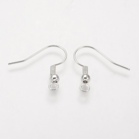 Bigle, mosiądz, kolor srebrny 19mm, 10szt