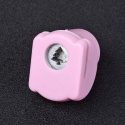 Dziurkacz ozdobny choinka, 8x8mm, kolor różowy