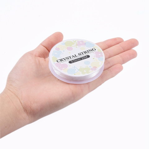 Żyłka / gumka elastyczna, jubilerska 0,5mm 18m