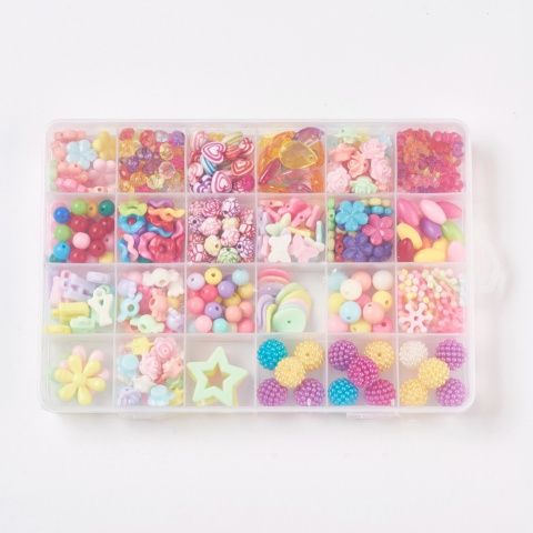 Zestawy do robienia biżuterii DIY 650 koralików