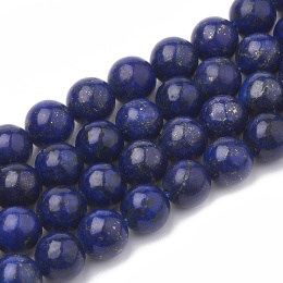 Lapis Lazuli, Kula 8mm, 5 szt., Niebieski