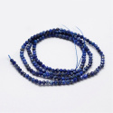 Lapis Lazuli, koralik 2mm, 5 szt. fasetowy