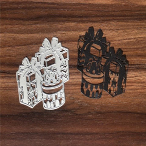 Wykrojnik świąteczne prezenty Boże Narodzenie 88x102mm