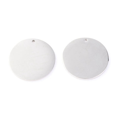 Zawieszka moneta, Stal Chirurgiczna, 18mm