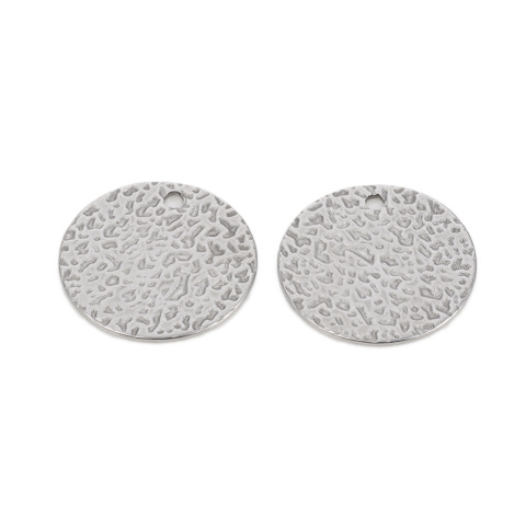 Zawieszka moneta, Stal Chirurgiczna, 16,6mm tekstura