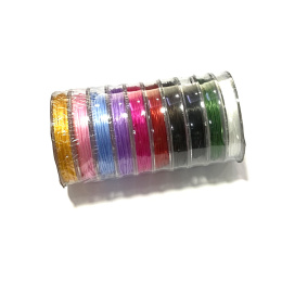 Żyłka / gumka elastyczna, mix kolorów 0,8mm 10x10m