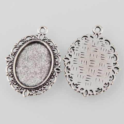 Baza owalna zawieszka do kaboszonów, 1szt.