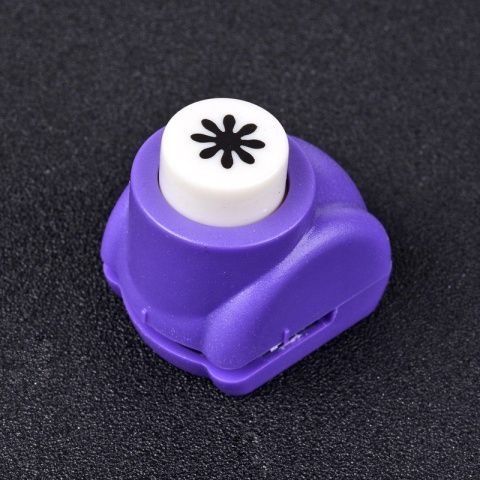 Dziurkacz ozdobny kwiat, 8mm, kolor zielony