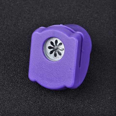 Dziurkacz ozdobny kwiat, 8mm, kolor zielony