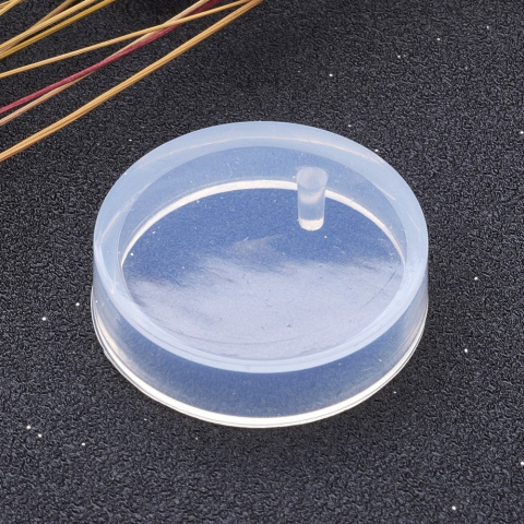Forma silikonowa, okrągła do odlewania żywicy 28mm Forma silikonowa, okrągła do odlewania żywicy 28mm