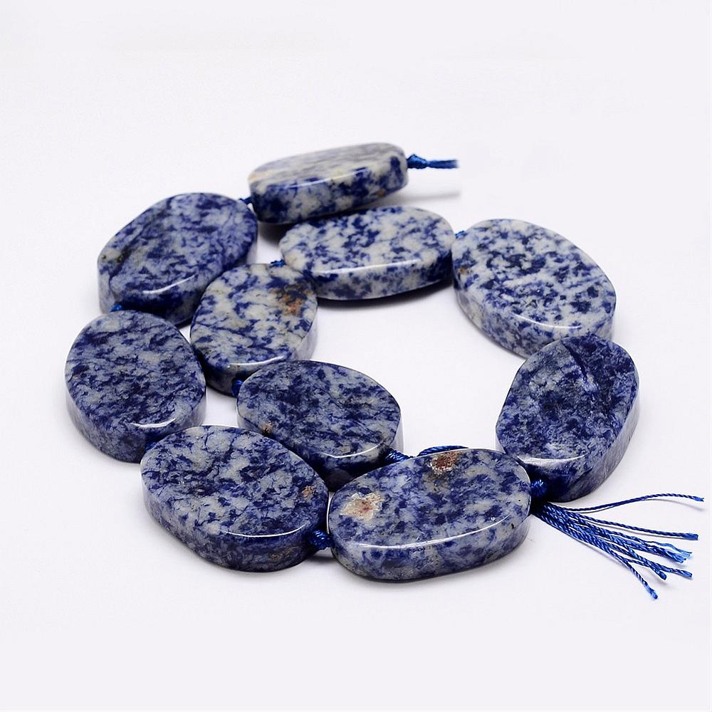 Jaspis Blue Spot Stone, owal 1szt. Jaspis Blue Spot Stone, owal 1szt.
