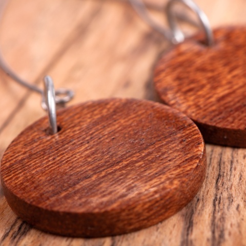 Kolczyki Classic Wood, Sapeli II