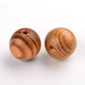Koraliki drewniane, 50szt. 8 mm okrągłe malowane