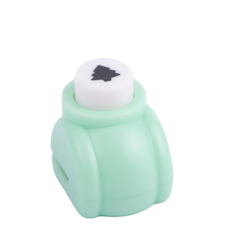 Dziurkacz ozdobny choinka, 8x8mm, kolor miętowy