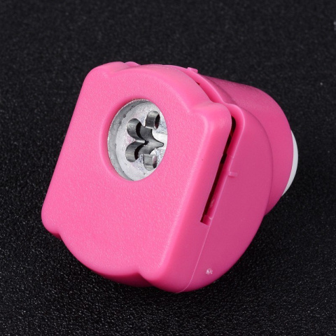 Dziurkacz ozdobny kwiat, 8x9mm, kolor fioletowy