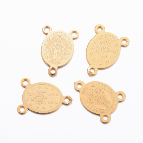 Łącznik różańcowy, stal chirurgiczna 14,5mm 1szt.