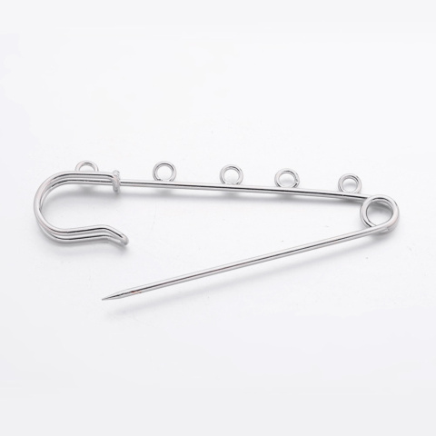 Baza broszki z kółkami 1 szt. 75mm Baza broszki z kółkami 1 szt. 75mm