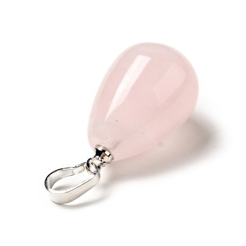 Zawieszka/ wisior kwarc różowy 20mm