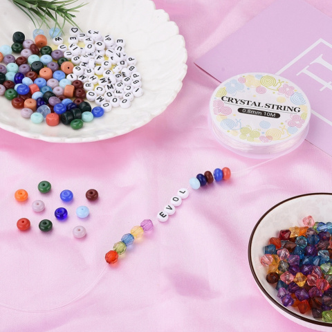 Żyłka / gumka elastyczna, jubilerska 0,8mm 10m