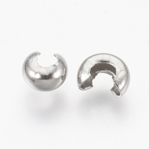 Koraliki zaciskowe Stal Chirurgiczna 4,5mm 10szt. Koraliki zaciskowe Stal Chirurgiczna 4,5mm 10szt.