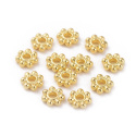 Przekładki/koraliki Daisy,kwiatki,złote,4,5mm,10szt
