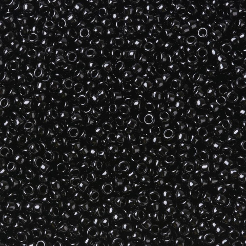 TOHO® czarne koraliki, 2,2mm, 10g (ok. 1060szt) TOHO® czarne koraliki, 2,2mm, 10g (ok. 1060szt)