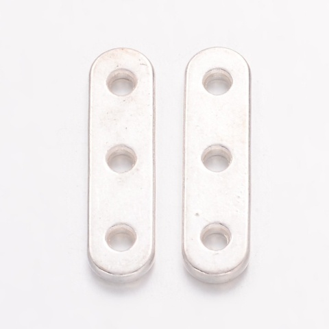 Pręty dystansowe, przekładki, srebro 24mm, 10szt.